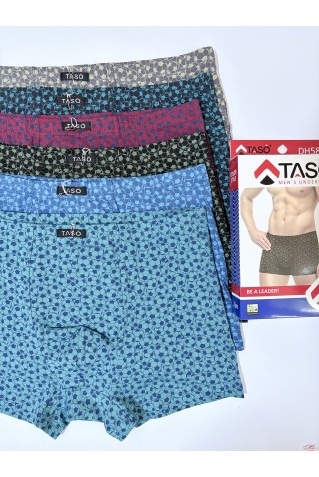 Мужские трусы боксеры из бамбука с хлопком Taso 5841